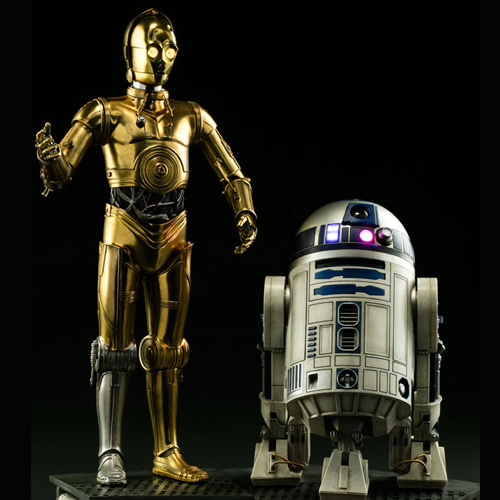 사이드쇼 1/4스케일 프리미엄 포맷 스타워즈 C-3PO &amp; R2-D2