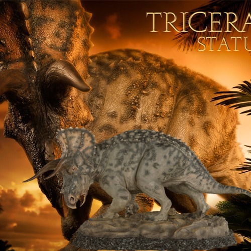 사이드쇼 트리케라톱스 스태츄 Triceratops Statue