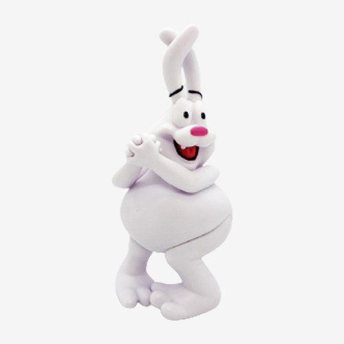 Ron English Popaganda Cereal Killers Tricky The Obese Rabbit Figure White